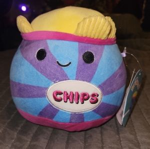 NWT First to Market Patricia the Potato Chips Squishmallows 7” Food Squad